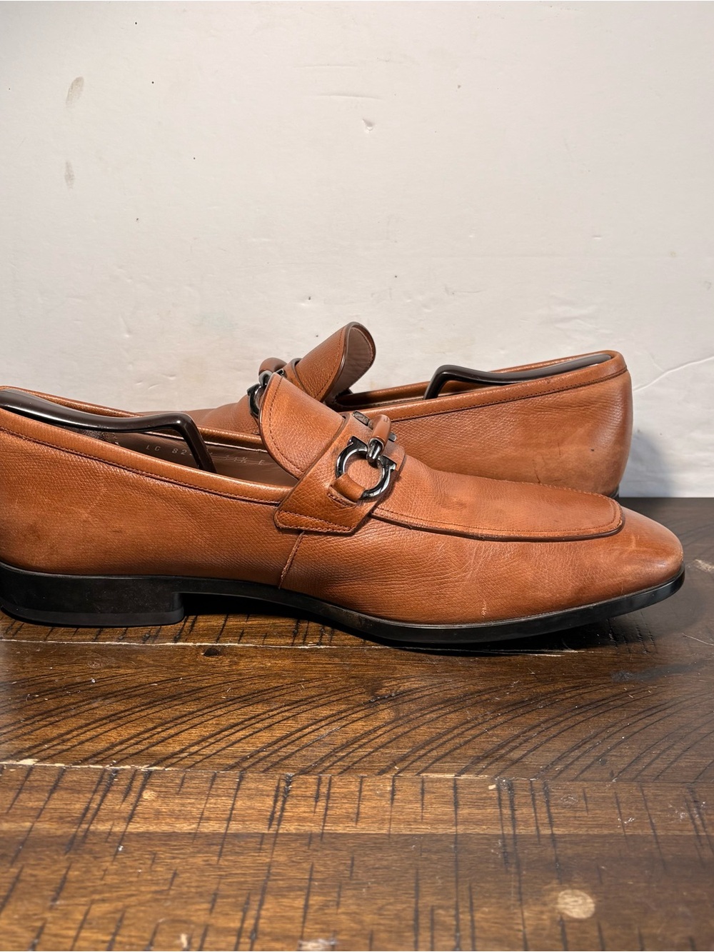 Salvatore Ferragamo Brown Leather Bit Loafers - Picture 4 of 8